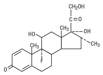 Dexamethasone-chemical-structure