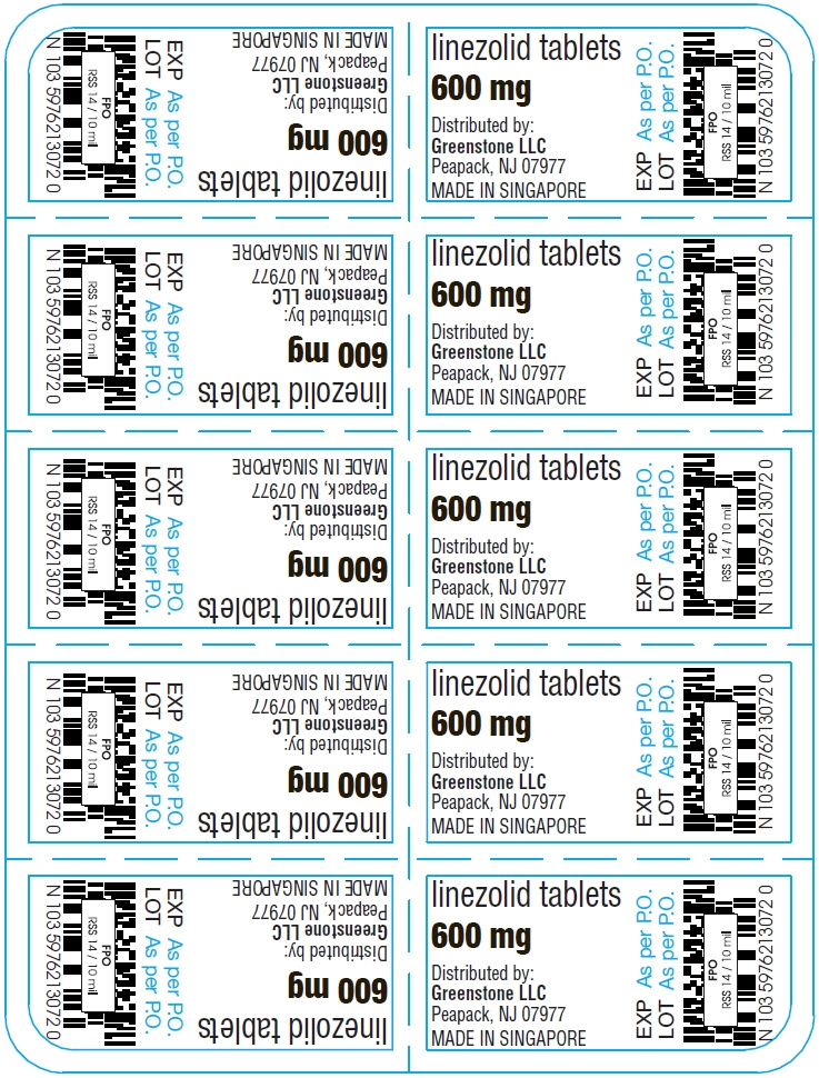 PRINCIPAL DISPLAY PANEL - 600 mg Tablet Blister Pack Label