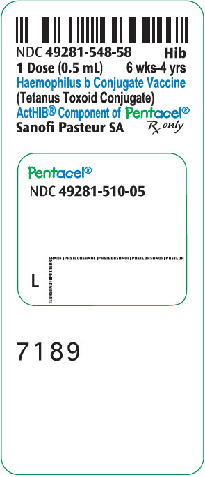 Principal Display Panel - 0.5 mL Vial Label - 548
