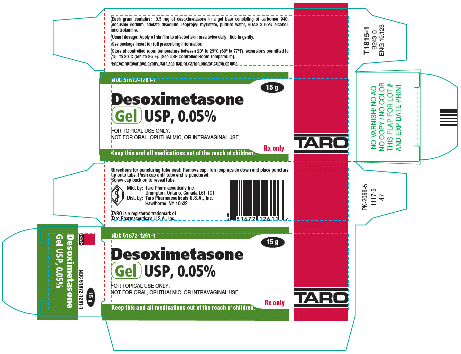 PRINCIPAL DISPLAY PANEL - 0.05%, 15 g Gel Carton