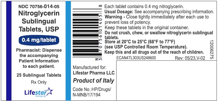 0.4mg 25 bottle label