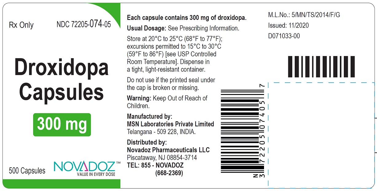 droxidop-capsules300-mg-500s-label