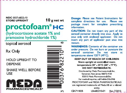 Proctofoam Canister Label