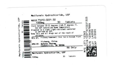 Bottle Label 1000 mg