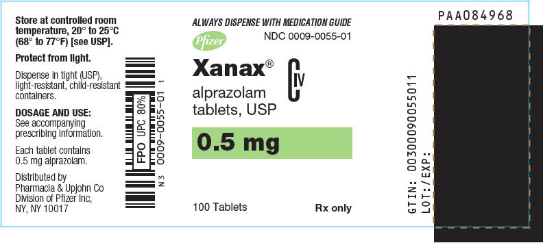 Principal Display Panel - 0.5 mg Tablet Bottle Label