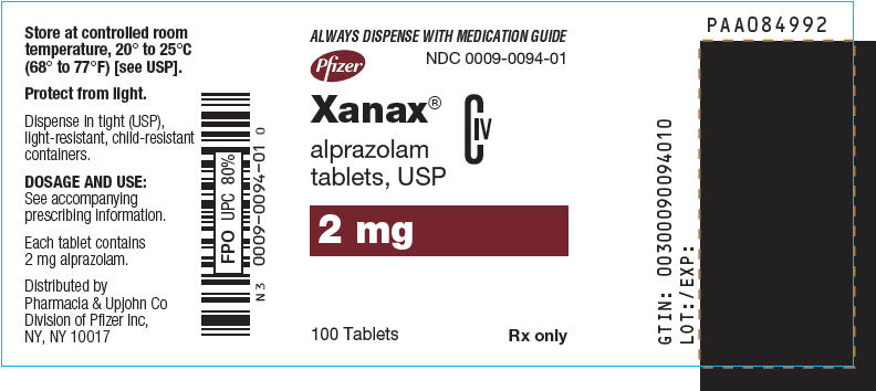 Principal Display Panel - 2 mg Tablet Bottle Label