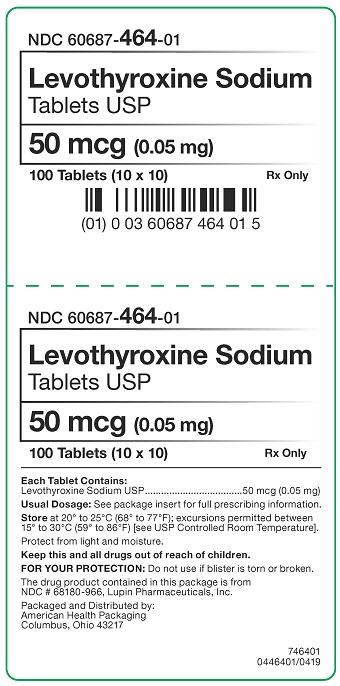 50 mcg Levothyroxine Tablets Carton