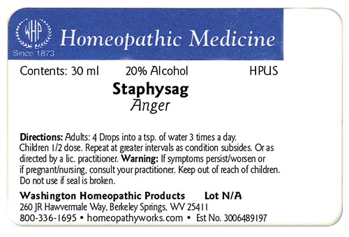 Staphysag label example