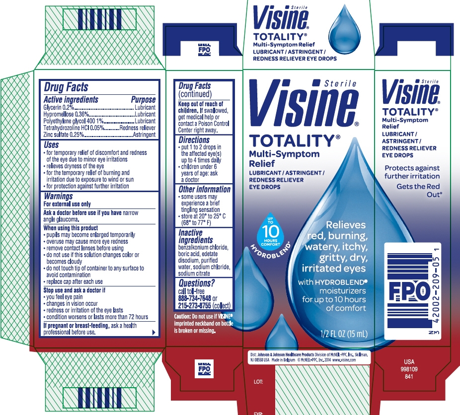 VISINE TOTALITY MULTI SYMPTOM RELIEF- glycerin, hypromelloses ...