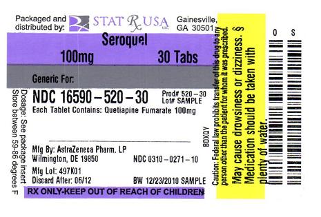 SEROQUEL 100MG LABEL IMAGE