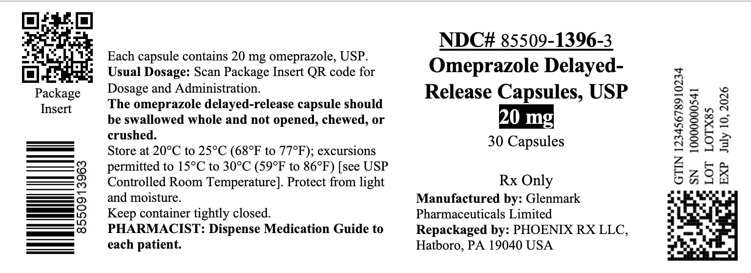 Omeprazole DR 20 mg Capsules