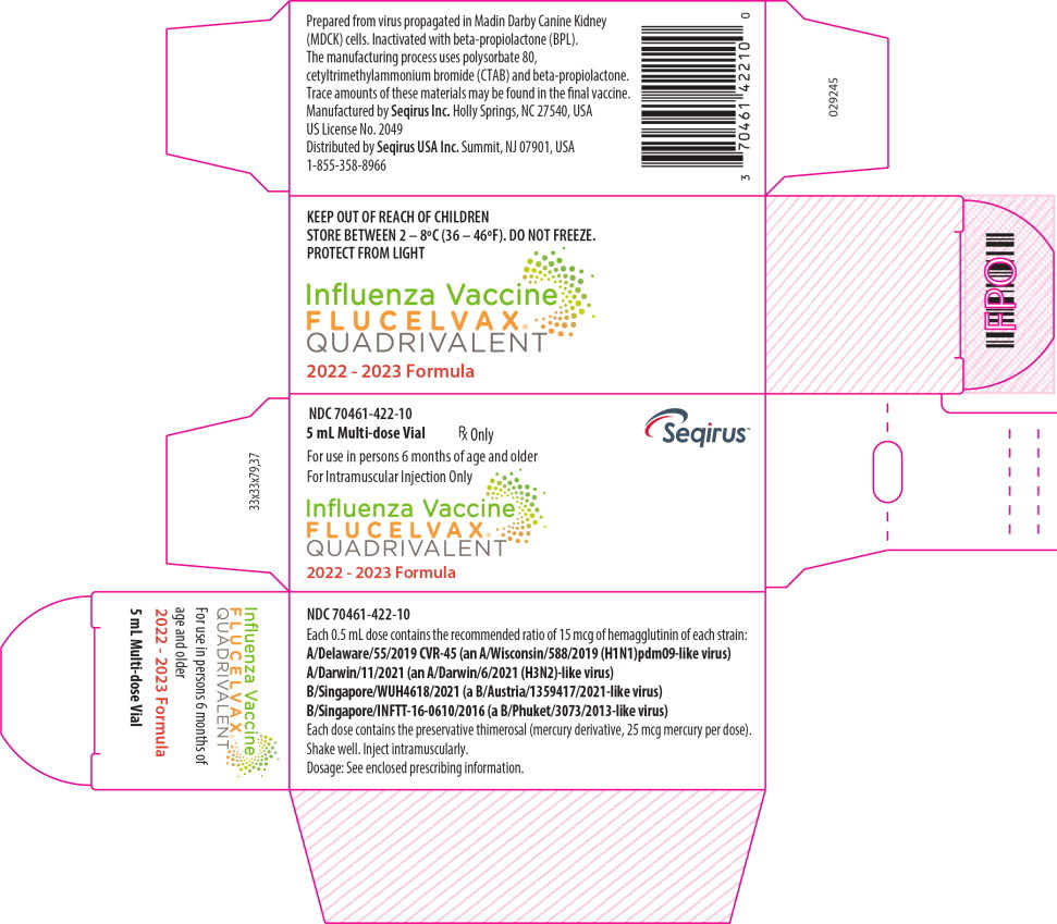 FLUCELVAX QUADRIVALENT (influenza a virus cvr167