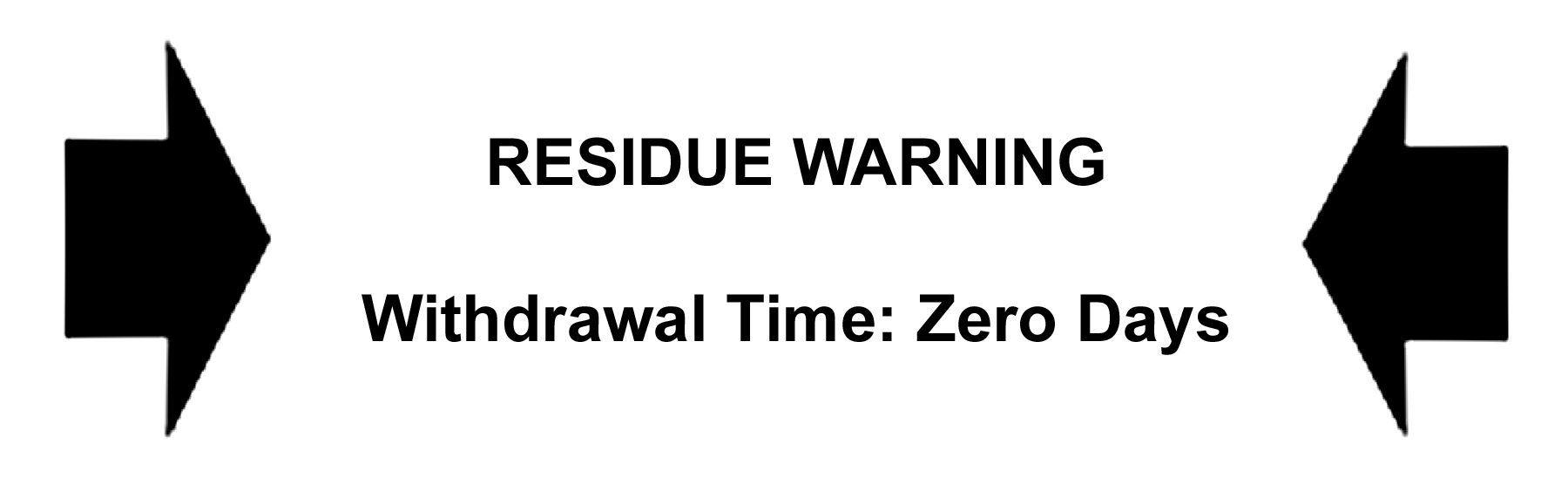 Residue warning