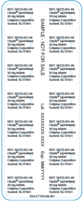 PRINCIPAL DISPLAY PANEL - NDC: <a href=/NDC/59572-631-99>59572-631-99</a> - Sample 30 mg 28-count Blister Foil
