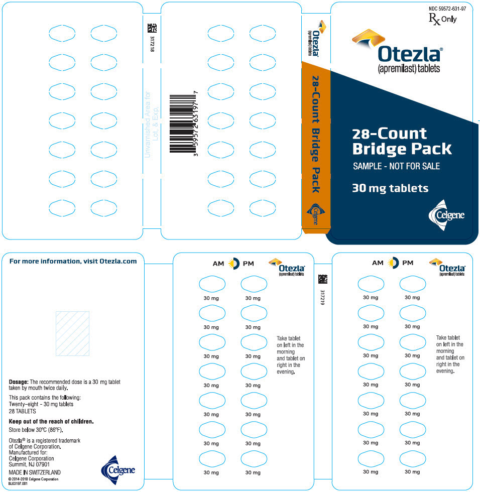 PRINCIPAL DISPLAY PANEL - 30 mg Tablet Sample Bridge Pack - NDC: <a href=/NDC/59572-631-97>59572-631-97</a>