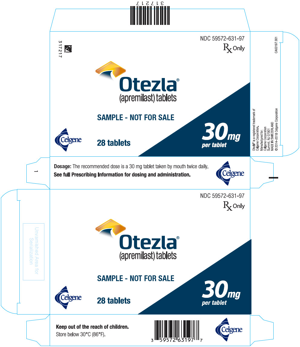 PRINCIPAL DISPLAY PANEL - 30 mg Tablet Sample Bridge Pack Carton - NDC: <a href=/NDC/59572-631-97>59572-631-97</a>