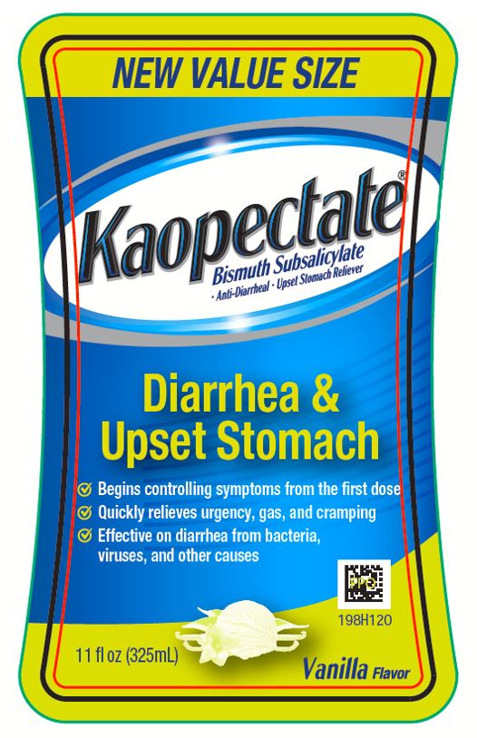 KAOPECTATE VANILLA FLAVOR ANTI DIARRHEAL- bismuth subsalicylate liquid