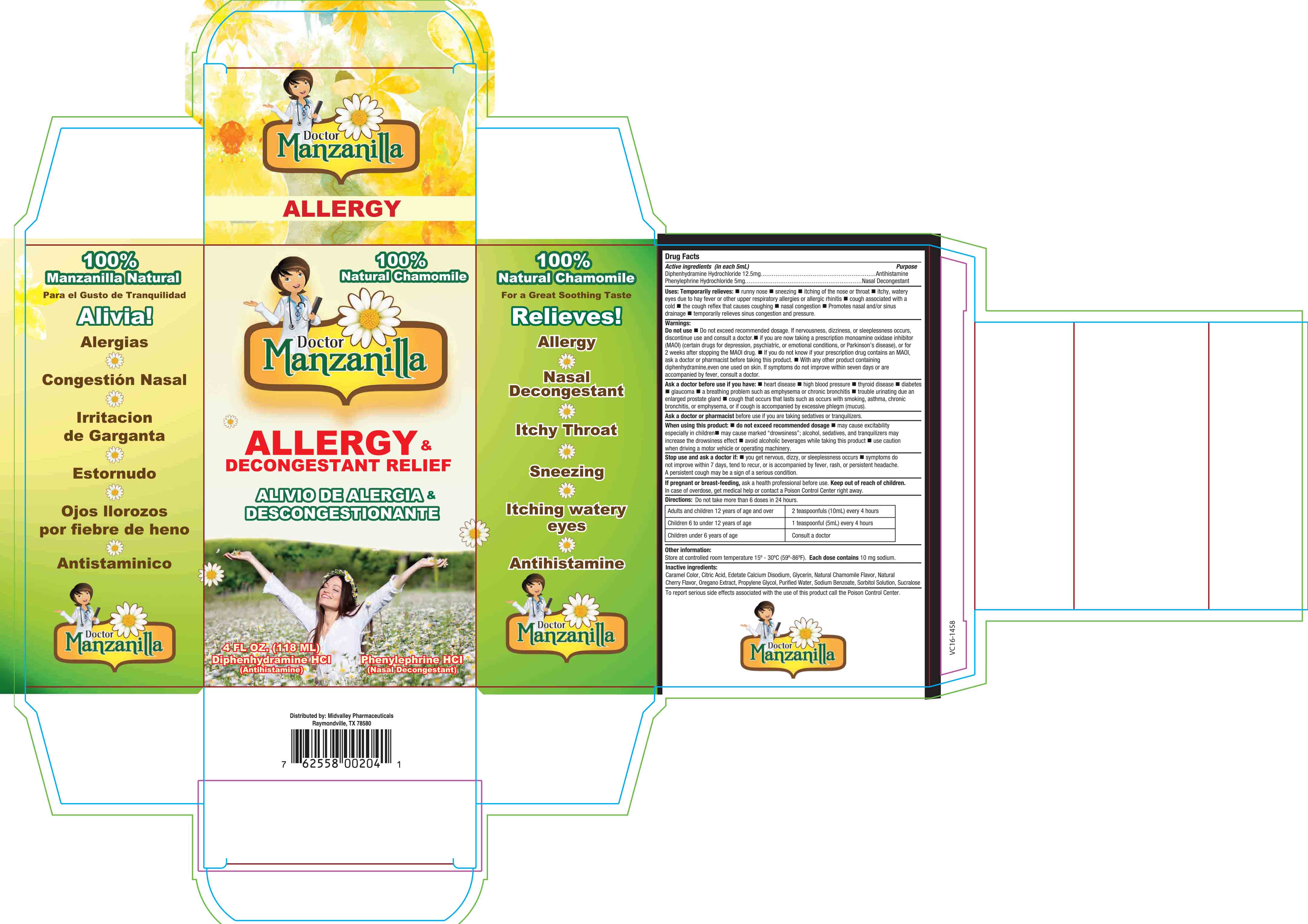 Doctor Manzanilla Allergy Carton