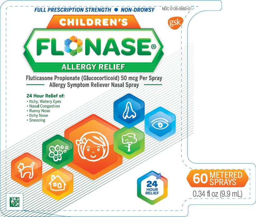 Flonase Childrens 60 dose inlay card