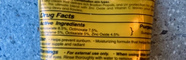OTC Active Ingredient Section 
