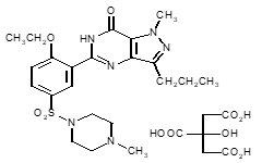 Sildenafil Citrate Structural Formula