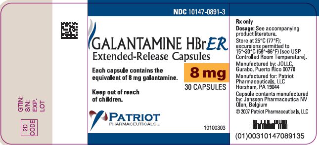 PRINCIPAL DISPLAY PANEL - 8 mg Capsule Bottle Label