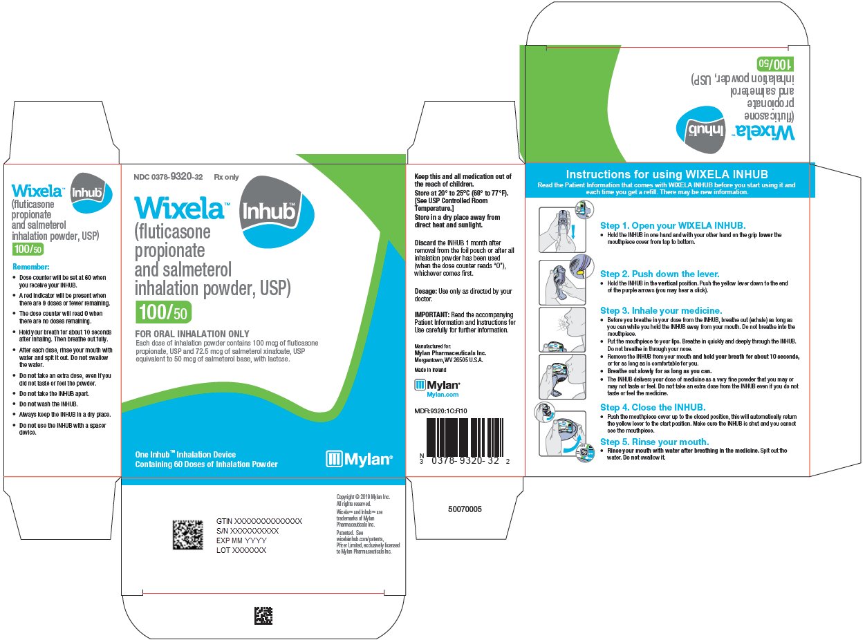 Wixela Inhalation Powder 100/50 Carton Label