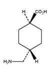 Tranexamic Acid Structural Formula  