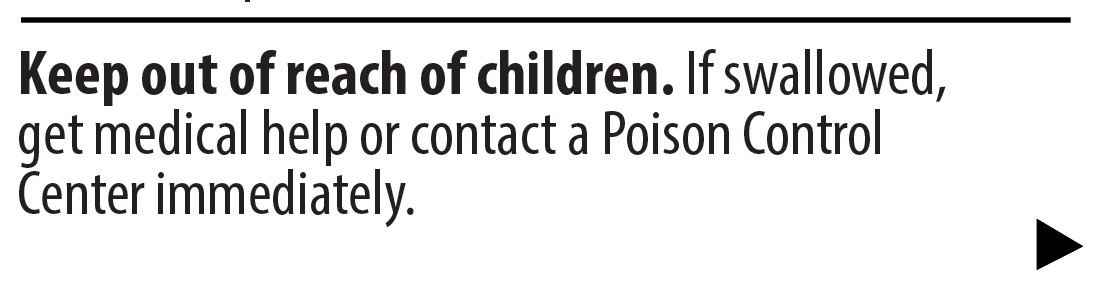 Keep out of reach of children