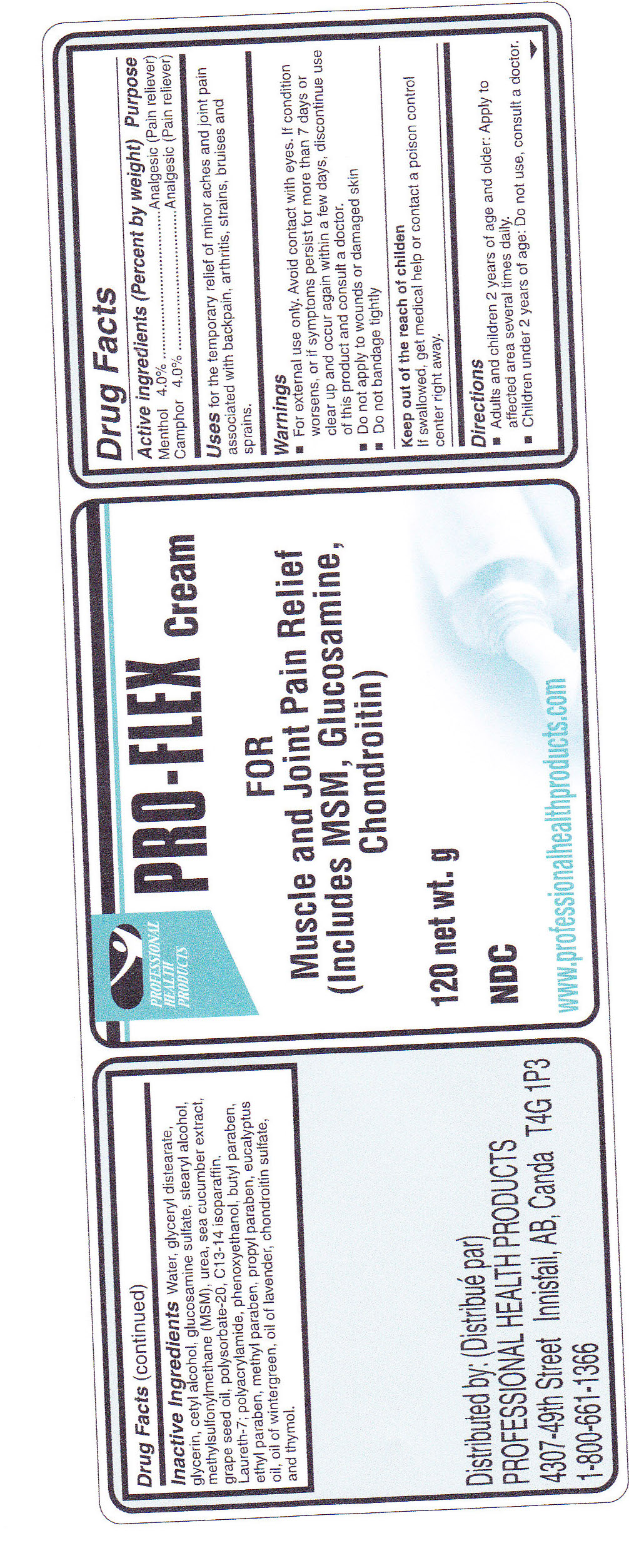 image of  pro-flex label