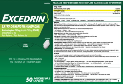 Excedrin 50ct