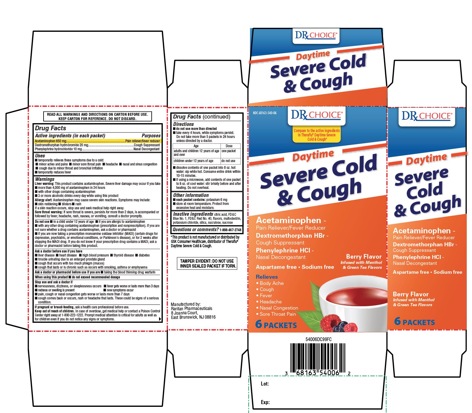 DRx Daytime Severe Cold & Cough 