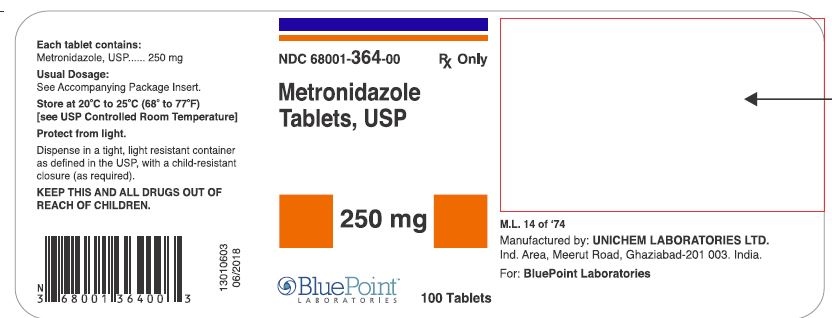 Metronidazole Tablets USP 250mg, 100ct.JPG