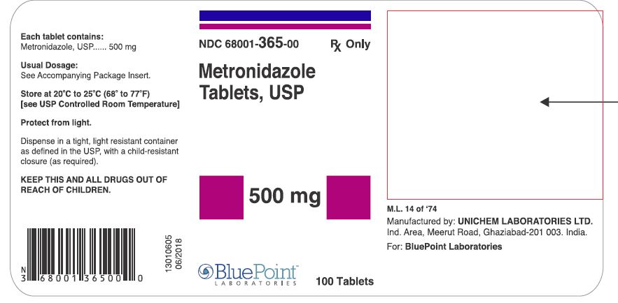 Metronidazole Tablets USP 500mg, 100ct (Ghaziabad Site).JPG