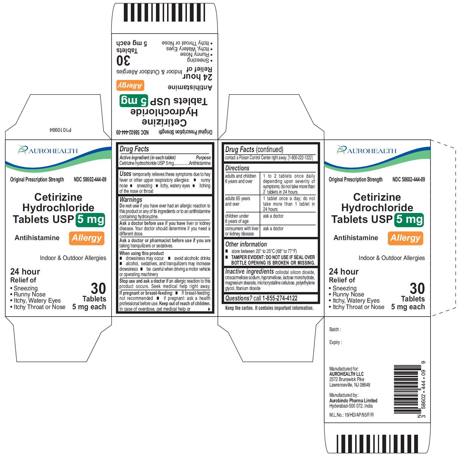 PACKAGE LABEL-PRINCIPAL DISPLAY PANEL - 5 mg (30's Tablet Container Carton Label)