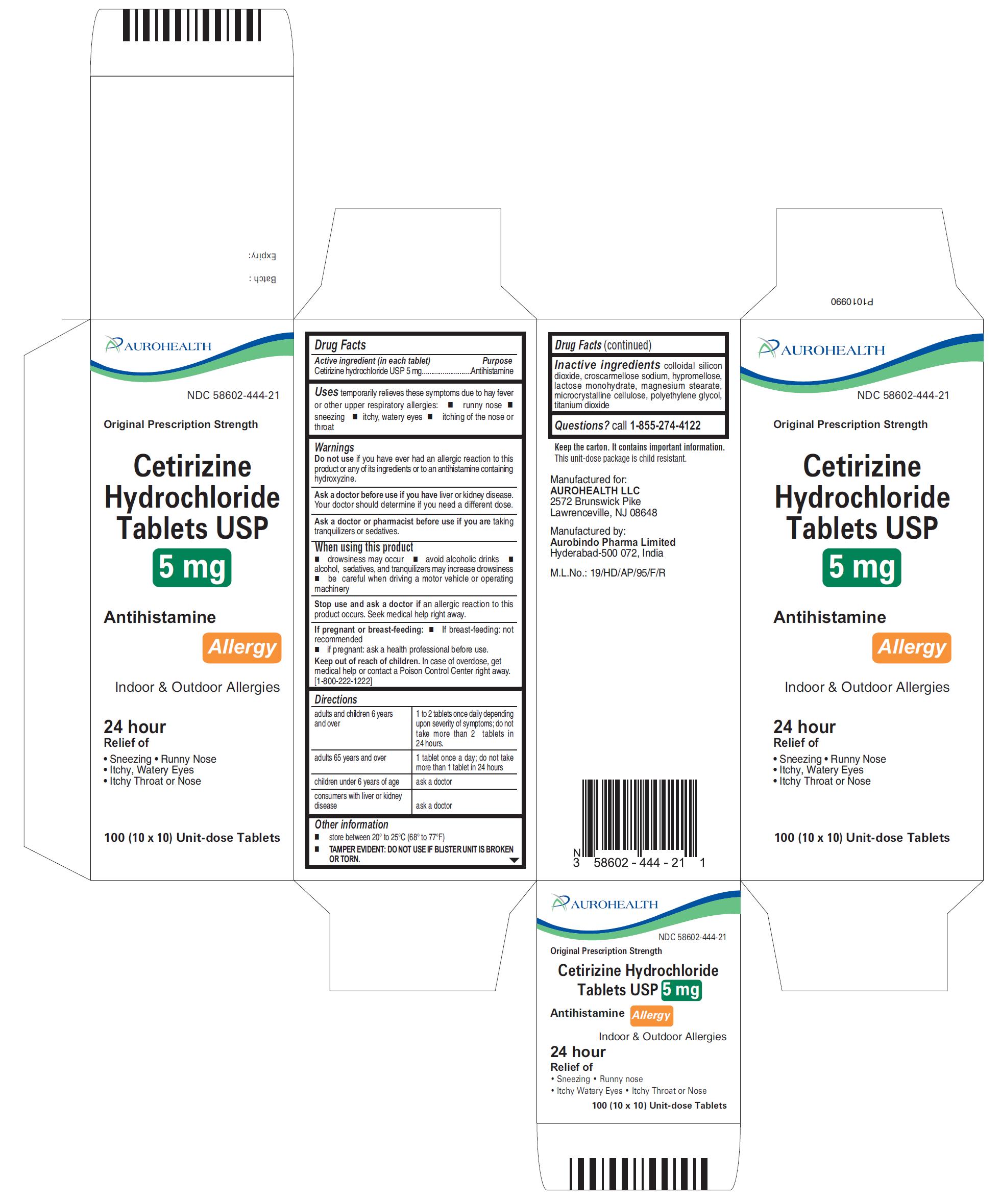 PACKAGE LABEL-PRINCIPAL DISPLAY PANEL -5 mg (10 x 10 Blister Carton Label)