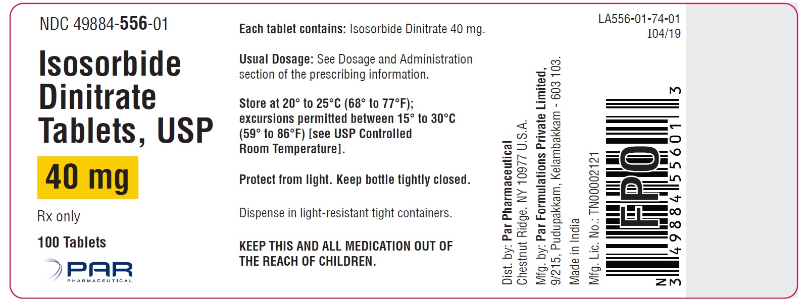 isosorbide dinitrate tablets-40mg Label