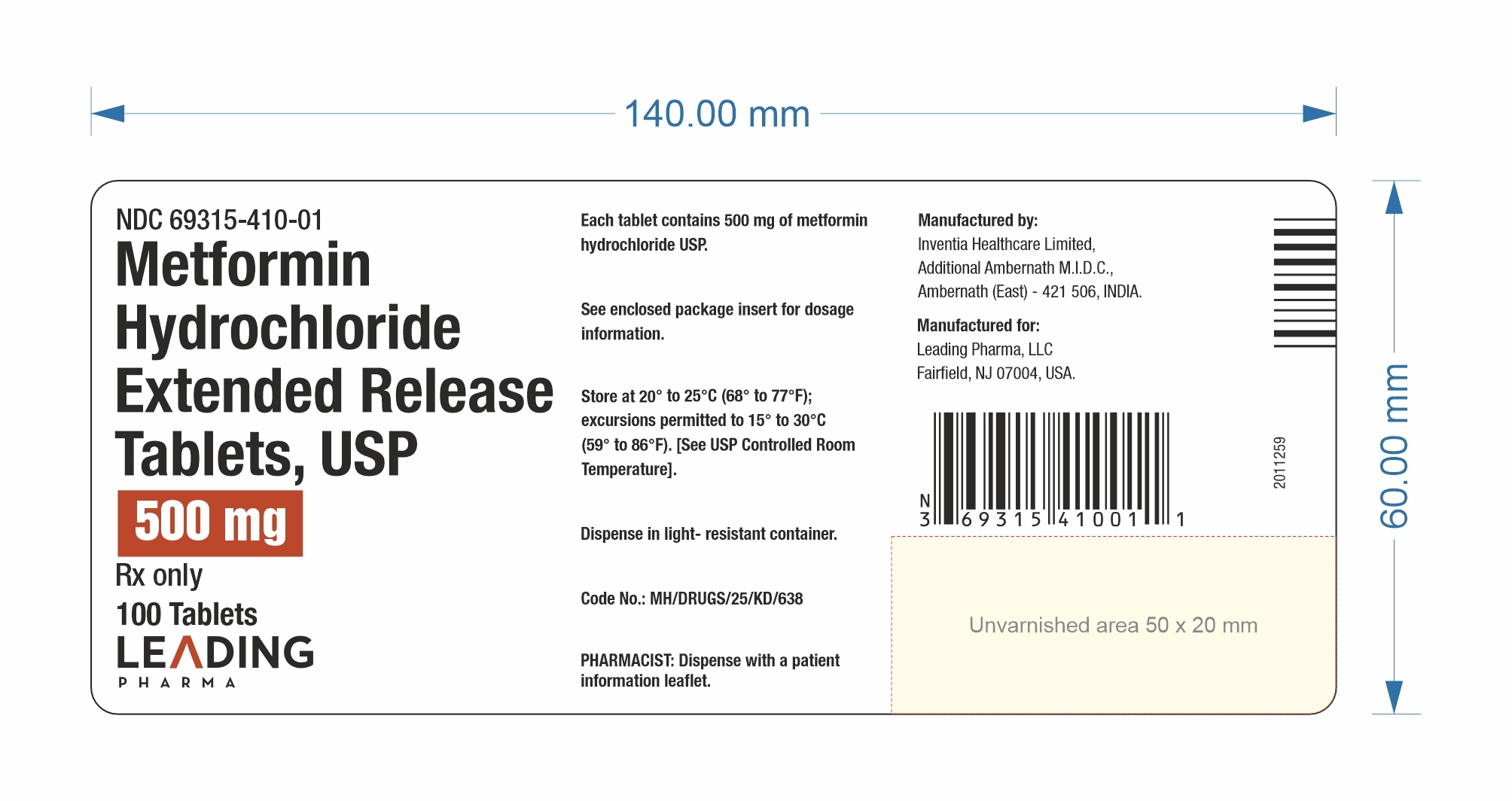 Container Label 100s Count