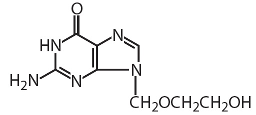 Acyclovir-Structure