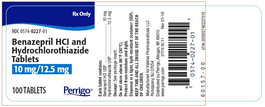 benazepril-hcl-and-hydrochlorothiazide-tablets-10mg-12.5mg label