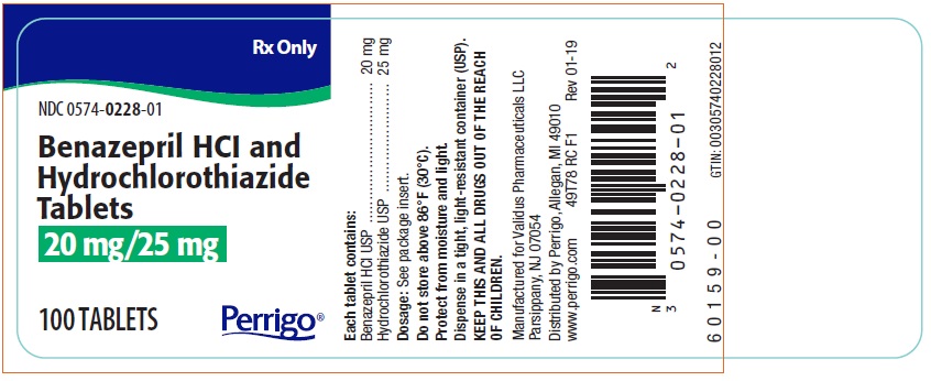 benazepril-hcl-and-hydrochlorothiazide-tablets-20mg-25mg label