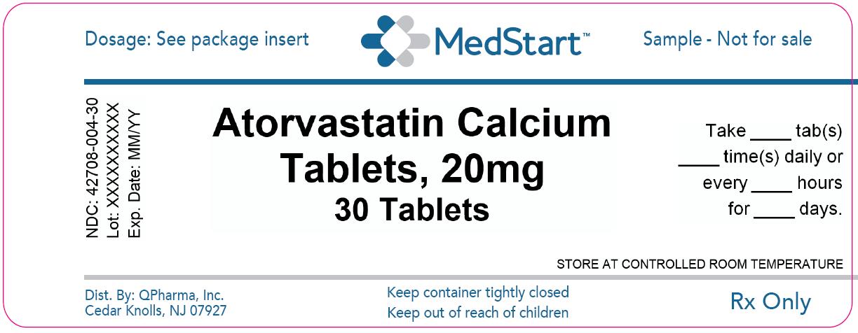 42708-004-30 Atorvastatin Calcium Tablets 20mg x 30 V2