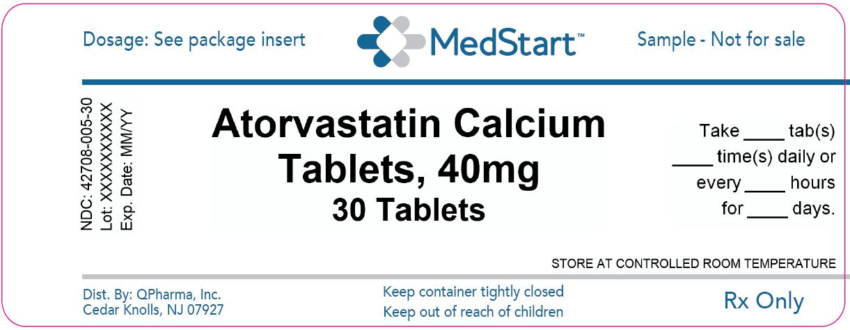 42708-005-30 Atorvastatin Calcium Tablets 40mg x 20 V2