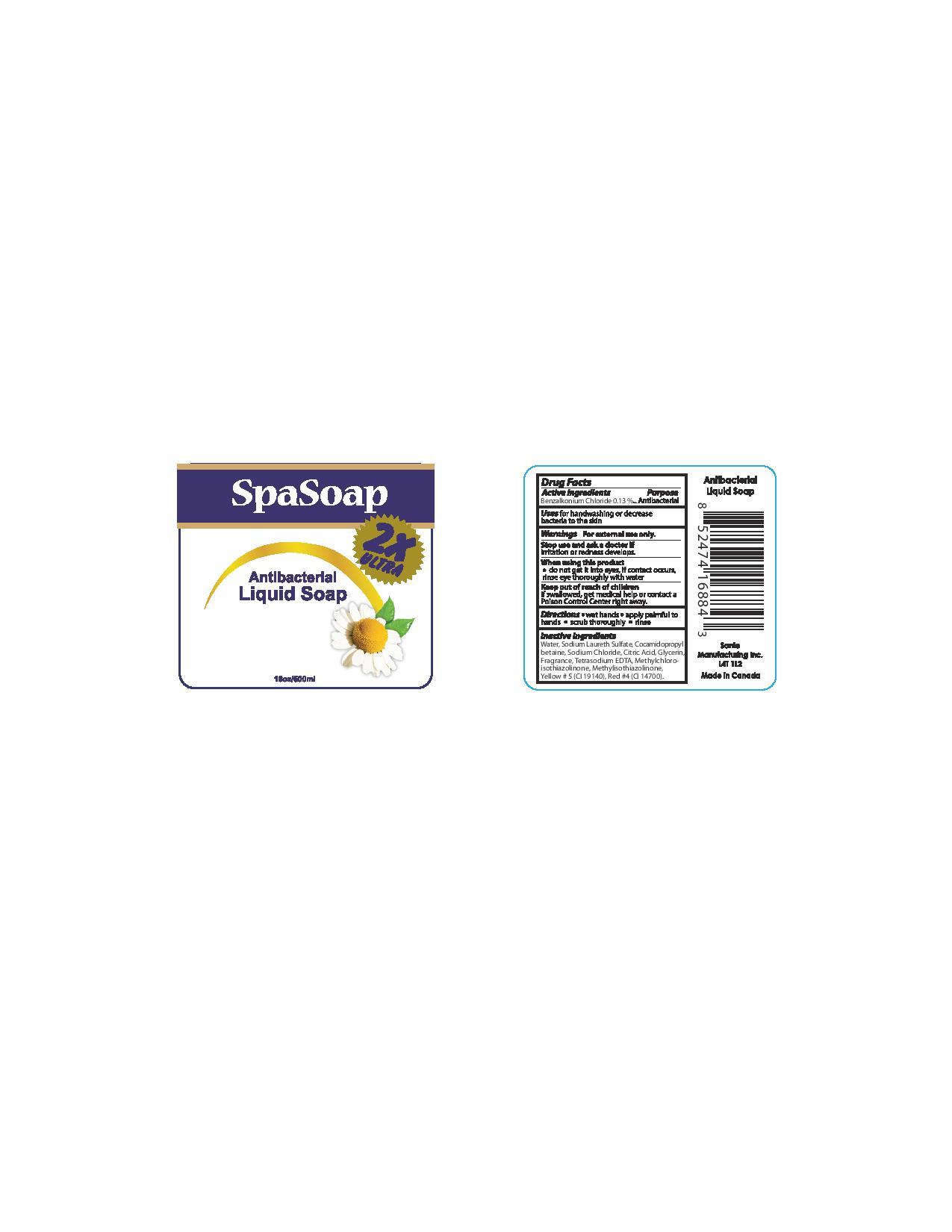 Spa Soap Antibacterial  Liquid Soap 2X Ultra