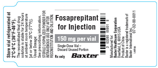 Fosaprepitant Vial Label
