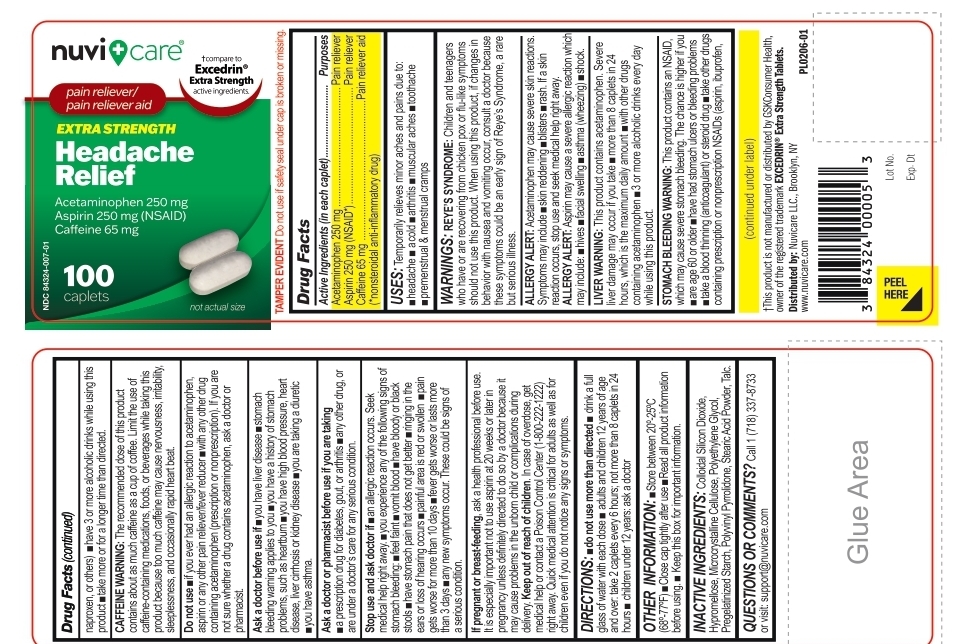 PL0206-01 NC-Headache Relief-100ct