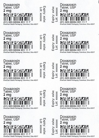 2 mg Doxazosin Tablet Blister (10x10)