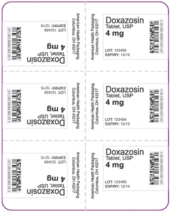 4 mg Doxazosin Tablet Blister (5x6)
