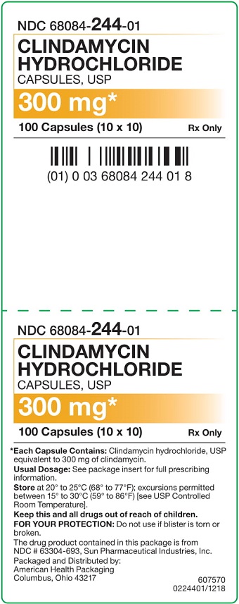 300 mg Clindamycin HCl Carton