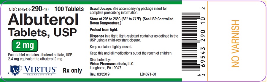 2 mg Bottle Label, 100 count